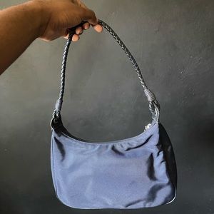 Sleek Blue Hobo Bag